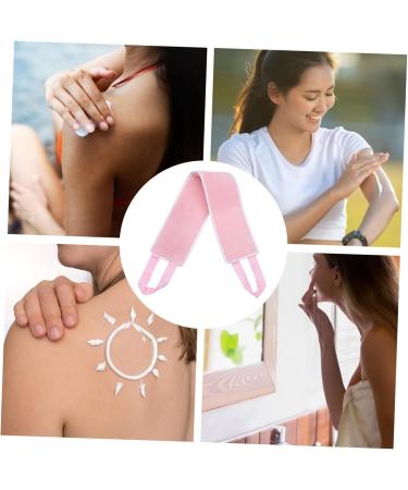 Didiseaon Flocking Back Strip Back Cream Applicator Self Tanning Applicator Tanning Tool Back Self Tanner Face Lotion Back Used Tanning Band Moisturizing Accessories Fiber Pink - Buy Online on GoSupps.com