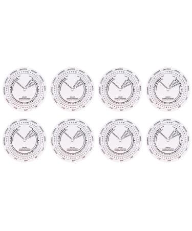Yinuoday Pregnancy Wheel 8Pcs Pregnant Due Date Calculator for Doctors Midwives Nurses Pregnant Patients and Health Workers