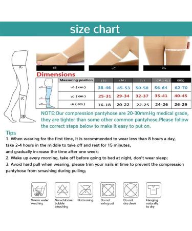 Men Women Medical Compression Socks for Varicose Veins 20-30mmHg Pressure Anti-Fatigue Footless Tights - Buy Online on GoSupps.com