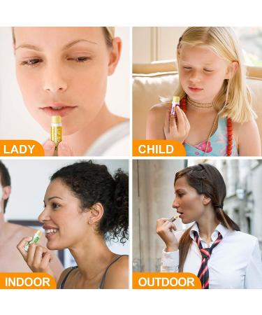 Yopela 28 Pack Natural Lip Balm with Vitamin E and Coconut Oil - Moisturizing and Soothing - 14 Flavors - Chemical-Free and Non-GMO - 28 Count - Buy Online on GoSupps.com