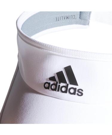 adidas Men's Superlite Visor - White/Black - One Size - Buy Online on GoSupps.com