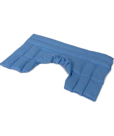Buy Grape Seed Pillow for Neck & Shoulder Relief - Heat & Cold Therapy - Light Blue - Buy Online on GoSupps.com