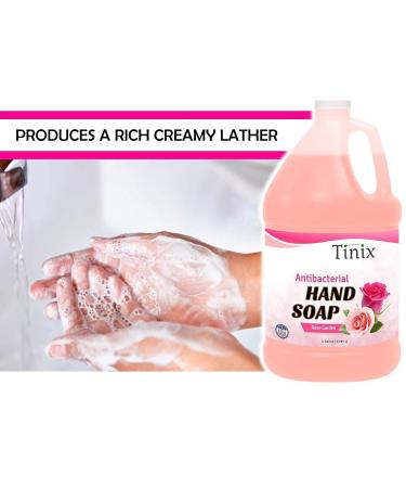 Tinix Premium Antibacterial Hand Soap Refill - Rose Garden Scent - 1 Gallon (128 Fl Oz) - Made in USA - Buy Online on GoSupps.com
