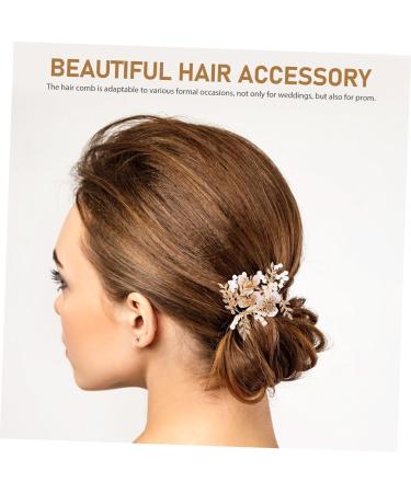 MAGICLULU Hair Comb Wedding Hair Clip Fairy Jewelry for Women Hair Accessories for Women Elegant Hair Accessory Wedding Hair Accessories Tiara Bride Hair Piece Rhinestones Zinc Alloy - Buy Online on GoSupps.com