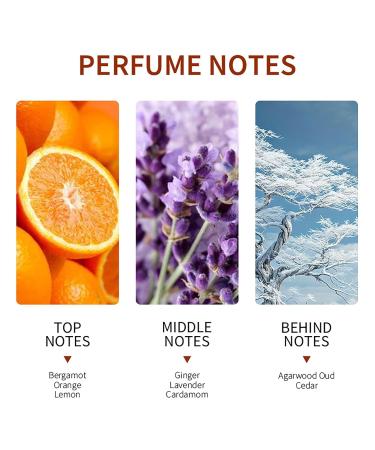 Men's Woody Perfume Fresh Eau De Toilette Spray Long Lasting Charming Fragrance Gifts for Men 3.4 Fl Oz White - Buy Online on GoSupps.com