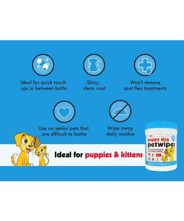 Petkin Mega PetWipes 200 Wipes for Dogs and Cats - Face, Paws, Ears, Body, and Eyes - Convenient Dog & Cat Cleaning Wipes - Ideal for Home or Travel - Buy Online on GoSupps.com