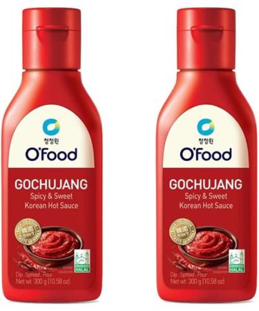 Daesang O'Food Gochujang Spicy & Sweet Korean Hot Sauce 300g - Pack of 2