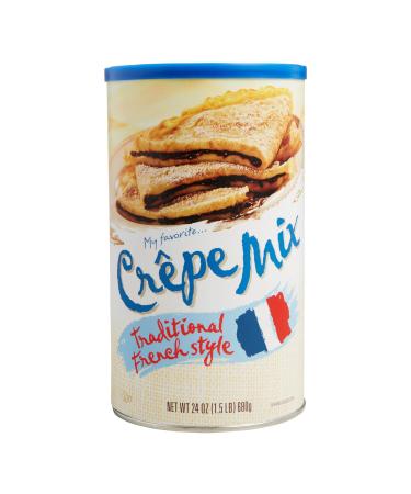My Favorite Crepe Mix - Gourmet Baking Mix for Breakfast - Pantry Staples for Crepe Maker - Easy to Make Savoury Snack or Sweet Dessert Ideas - Delicious Breakfast Food (Traditional French Style)
