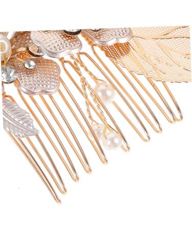 IWOWHERO Hair Comb Bride Hair Accessory Princess Headband Wedding Hair Accessories Wedding Headdresss Aesthetic Hair Accessories Tiara Decor Flower Clip Pearl Diamond Bridesmaid - Buy Online on GoSupps.com