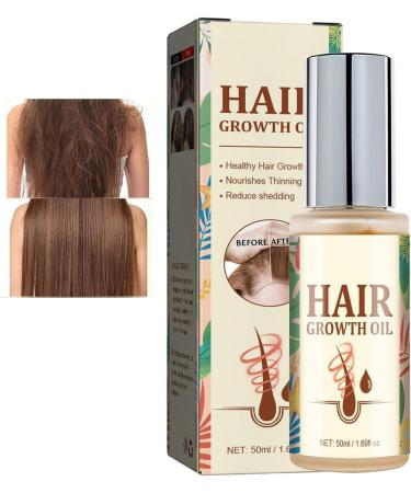  GjnjfdF Natural Hair Growth Oil | 50ml Strengthening and Thickening Natural Hair Oil | Beauty Treatment for Scalp Texturizing Routine Daily Use Blow Drying and Styling - Buy Online on GoSupps.com