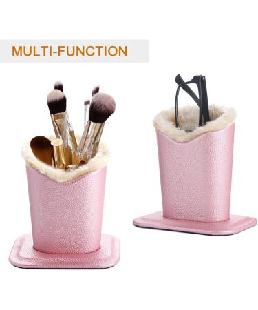Bivisen Glasses Holder - Modern Velvet Plush PU Leather Eyeglass Case in Pink & Silver | Stylish & Durable Accessories for Eyewear - Buy Online on GoSupps.com