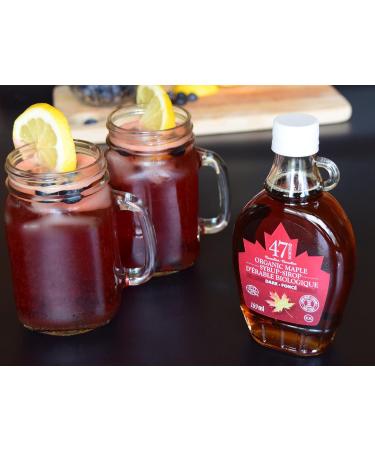 47 North Organic Single Source Pure Maple Syrup & Fruit Blends | Sample Gift Pack 5 x 189ml Bottles | 1 x Amber / 1 x Dark / 1 x Apple / 1 x Blueberry / 1 x Cranberry | Great for Holidays Christmas - Buy Online on GoSupps.com