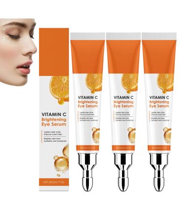 homomdy Vitamin C eye contour serum eye cream for dark circles and puffiness anti-wrinkle and anti-aging instantly brightening firming under-eye cream smoothing of fine lines