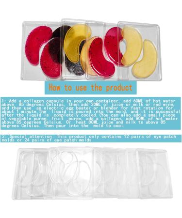 Plaque de Plateau de Patch de Masque pour les Yeux Transparent R utilisable Facile Nettoyer Sain pour Bricolage Moules de Patch de Masque Facial 12 Pi ces - Buy Online on GoSupps.com