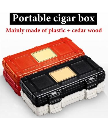 Cigar Boxs Humidors Ique Humidors Ceinterior Cigar Case Sophisticated Cigar Box Plastic Cigar Humidor Sealed Cigar Humidor Box/Red/2Pcs Red 3Pcs - Buy Online on GoSupps.com