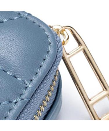 Blue Lipstick Case with Mirror - Travel Makeup Bag & Purse Holder Gift for Women | Ideal for New Year & Holidays - Buy Online on GoSupps.com