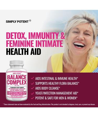 Balance Complex for Women - Candida Cleanse & Vaginal Health Supplement - 60 Capsules - Buy Online on GoSupps.com