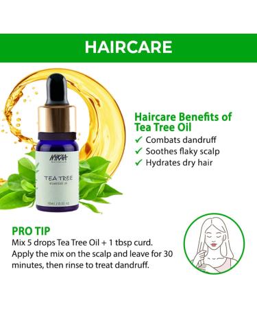 Nykaa Naturals Essential Oil - Tea Tree For Women 0.33 oz Oil - Buy Online on GoSupps.com