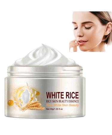 KOAHDE Rice Whitening Face Cream Anti-Wrinkle Rice Face Cream Rice Skin Whitening Face Cream Rice Moisturising Cream for the Face Rice Skin Care Face Cream 30 g