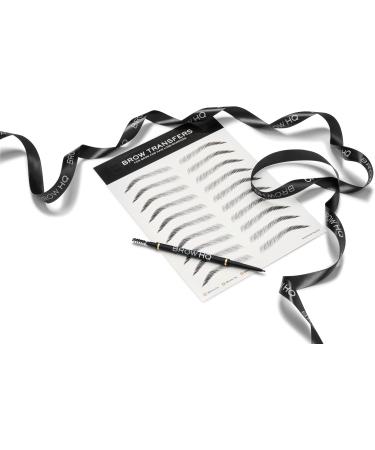 Pack of 10 Black Eyebrow Transfers - Buy Online on GoSupps.com