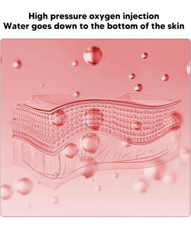 Facial Oxygen Injector Skin Rejuvenation Handheld Facial Oxygen Injector High Pressure USB Rechargeable Deep Moisturizing 3 Bottles for Home Use (Green) - Buy Online on GoSupps.com