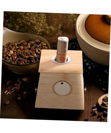 Beavorty 4-Piece Moxibustion Box Set - Wooden Moxa Furnace Holder & Metal Burner for Effective Body Moxibustion - Worldwide Shipping - Buy Online on GoSupps.com