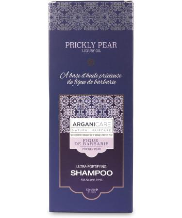 ARGANICARE - Fortifying Shampoo with Prickly Pear and Vitamin E - Hair Care - 400 ml - Buy Online on GoSupps.com