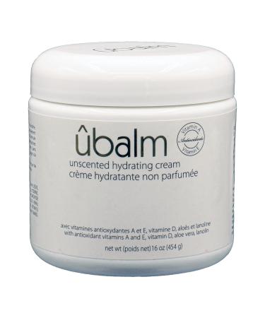 ubalm White - Unscented Hydrating Cream Salon Formula for Very Dry Skin (16 fl oz) by makers of Original Udder Balm