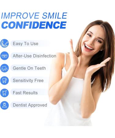 Teeth Whitening Kit - Upgraded Disinfection Box 32 LED Fast Whitener & Gel Pens for Sensitive Teeth - Buy Online on GoSupps.com