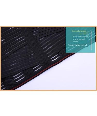 Lower Back Brace Double Pull - Breathable Posture Corrector Adjustable Lumbar Support Belt for Men Women Teens - Pain Relief Sports Waist Trainer (M) Black - Buy Online on GoSupps.com