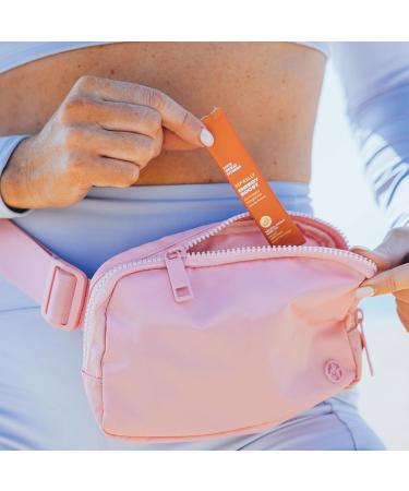 Love Sweat Fitness Pep Rally Energy Boost | Clean Natural Caffeine Drink Mix | 100mg Green Tea + Ginseng | Tangerine Flavor | Vegan Gluten Free Non-GMO | 15 Servings - Buy Online on GoSupps.com