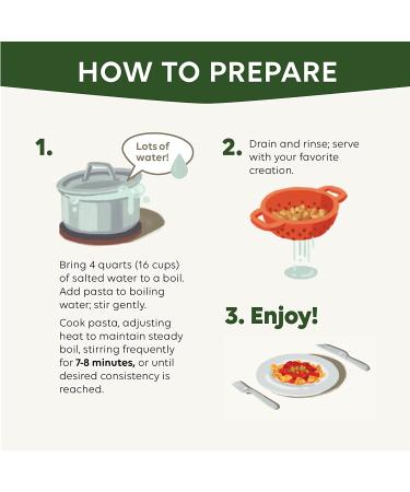 Chickapea Lentil Kale Spinach Pasta - Gluten Free, High Protein 8oz (Pack of 6) - Buy Online on GoSupps.com