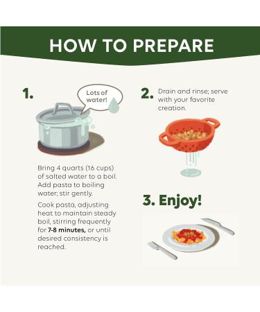 Chickapea Lentil Kale and Spinach Pasta - High Protein Organic Penne - Gluten Free, Non-GMO, Vegan Pasta - 8 oz (Pack of 6) - Buy Online on GoSupps.com