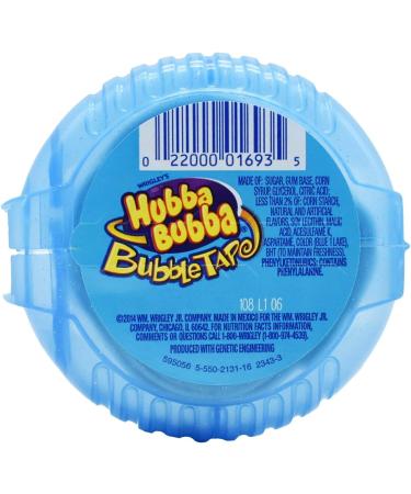 Wrigley's Hubba Bubba Bubble Tape Sour Blue Raspberry 56.7g - Delicious Bubblegum Tape - Pack of 1 - Buy Online on GoSupps.com
