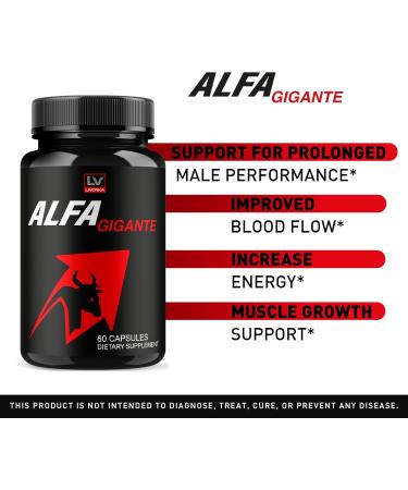 Alfa Gigante Capsules Alfa Gigante Alfa Gigante Pills Alfa Gigante All Natural Pills Alfa Gigante Advanced Formula Alfa Gigante Pill Formula Capsules Reviews 60 Capsules for 1 Month - Buy Online on GoSupps.com