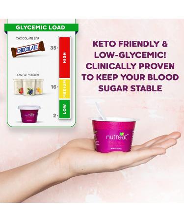 Nutreat Superfood Desserts - Creamy Fudge Made with Organic Ingredients - Gluten Free, Vegan & Keto Friendly - Berries, Pack of 6, 3.5oz - Buy Online on GoSupps.com