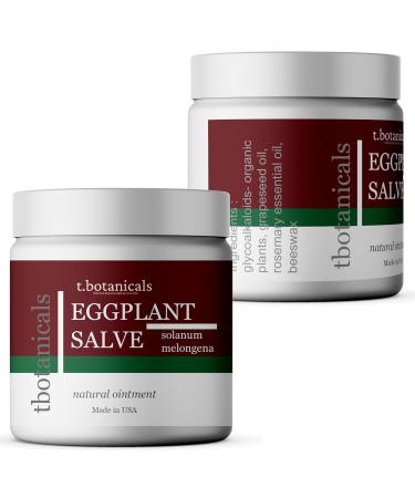 t.botanicals Eggplant Salve - Herbal Skin Ointment for Skin Cell Health Support and Relief - 2 oz - Buy Online on GoSupps.com