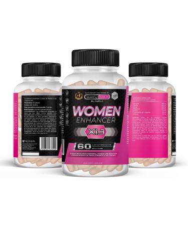 Healthy Fusion Enhancer Woman | 100% Stimulating for Women | Menstrual Regulator | Increases Energy Physical and Muscle Performance | Maca Tribulus Ginseng Ginkgo | 60 Capsules - Buy Online on GoSupps.com