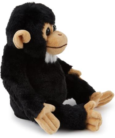 Zappi Co Chimpanzee Plush Toy (20cm) - Eco-Friendly & Huggable Chimp for Primate-Loving Kids | 100% Recycled - Buy Online on GoSupps.com