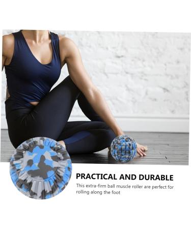 Goohochy Massage Ball Fascia Massage Tool for Foot Relief & Plantar Fasciitis Round Foot Roller & Hairbrush Combination Ideal for Fitness & Relaxation - Buy Online on GoSupps.com