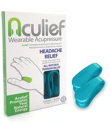 Aculief Portable Acupressure Provides Natural Tension Relief with the LI4 Acupressure Point Single Pack