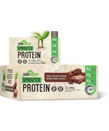 Athlete's Blend Protein Powder Vanilla Flavour 1 kg & Iron Vegan Sprouted Protein Bars | Double Chocolate Brownie Flavour | 12 Pack - Buy Online on GoSupps.com
