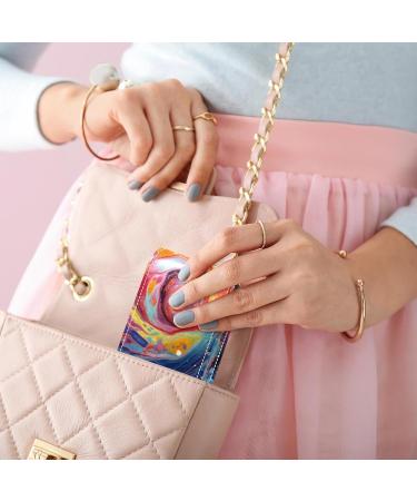 Travel Lipstick Organizer Case - Portable Makeup Bag with Mirror | Abstract Watercolor Design | Shop Now - Buy Online on GoSupps.com