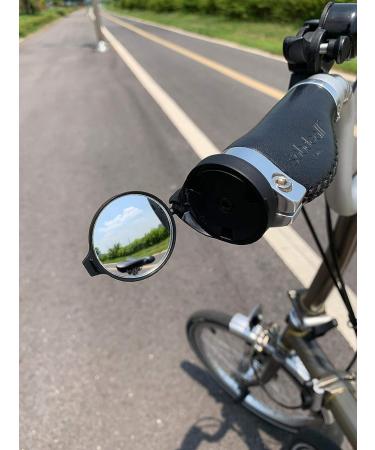 CORKY Urban Bike Mirror - Folding Rear-view Handlebar Mirror in Black - Buy Online on GoSupps.com