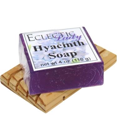 Buy Hyacinth Glycerin Soap by Eclectic Lady - 4 oz Bar | Luxurious Moisturizing Soap for All Skin Types - International Shipping Available - Buy Online on GoSupps.com