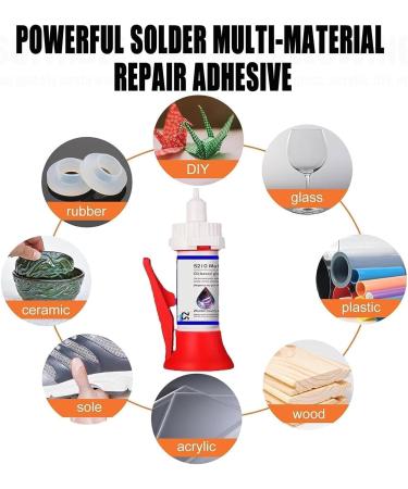 INHLUGLK Glue 5210 Met Oil Based Glue Powerful Solder Multi-Material Repair Adhesive for Shoes Plastic Wood Leather (2PCS) - Buy Online on GoSupps.com