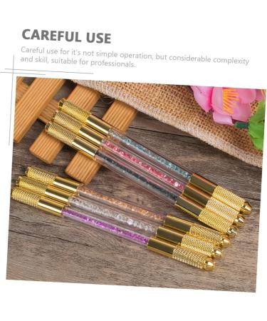 Mikinona Embroidery Pencil Eyebrow Pencil Embroidery Tools Eyebrow Marker Pen Beauty Pen Double Head Suite 13.5x0.8cm Black - Buy Online on GoSupps.com
