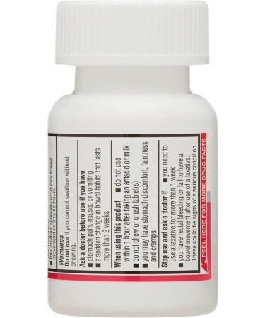 Ravazzi Gentle Laxative Tablets for Constipation 100 Count Bisacodyl 5 mg - Buy Online on GoSupps.com