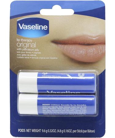 Vaseline Healing Jelly All Over Body Balm Jelly Stick dry skin relief gel moisturizer Original Petroleum Jelly for hard to reach spots 40 g (Pack of 3) & Lip Therapy Original 2x4.8g Skin Moisturizer+ 2 Pack - Buy Online on GoSupps.com