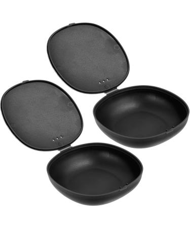 Buy Healvian Silicone Storage SBOX for Menstrual Cup - 4 Pieces Portable Sterilizer Case Black | Ideal Menstrual Cup Carrier - Buy Online on GoSupps.com